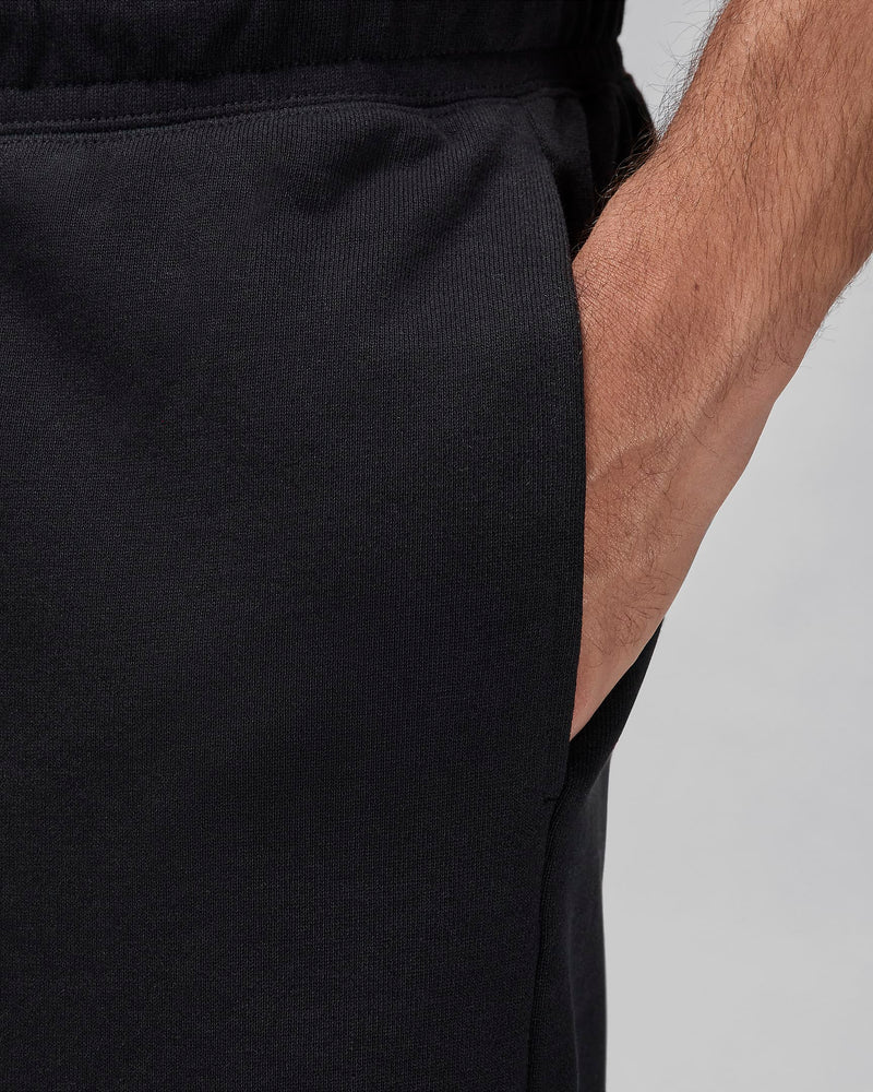 Heavyweight fleece shorts with smooth exterior and brushed soft interior, ideal for comfort and versatility