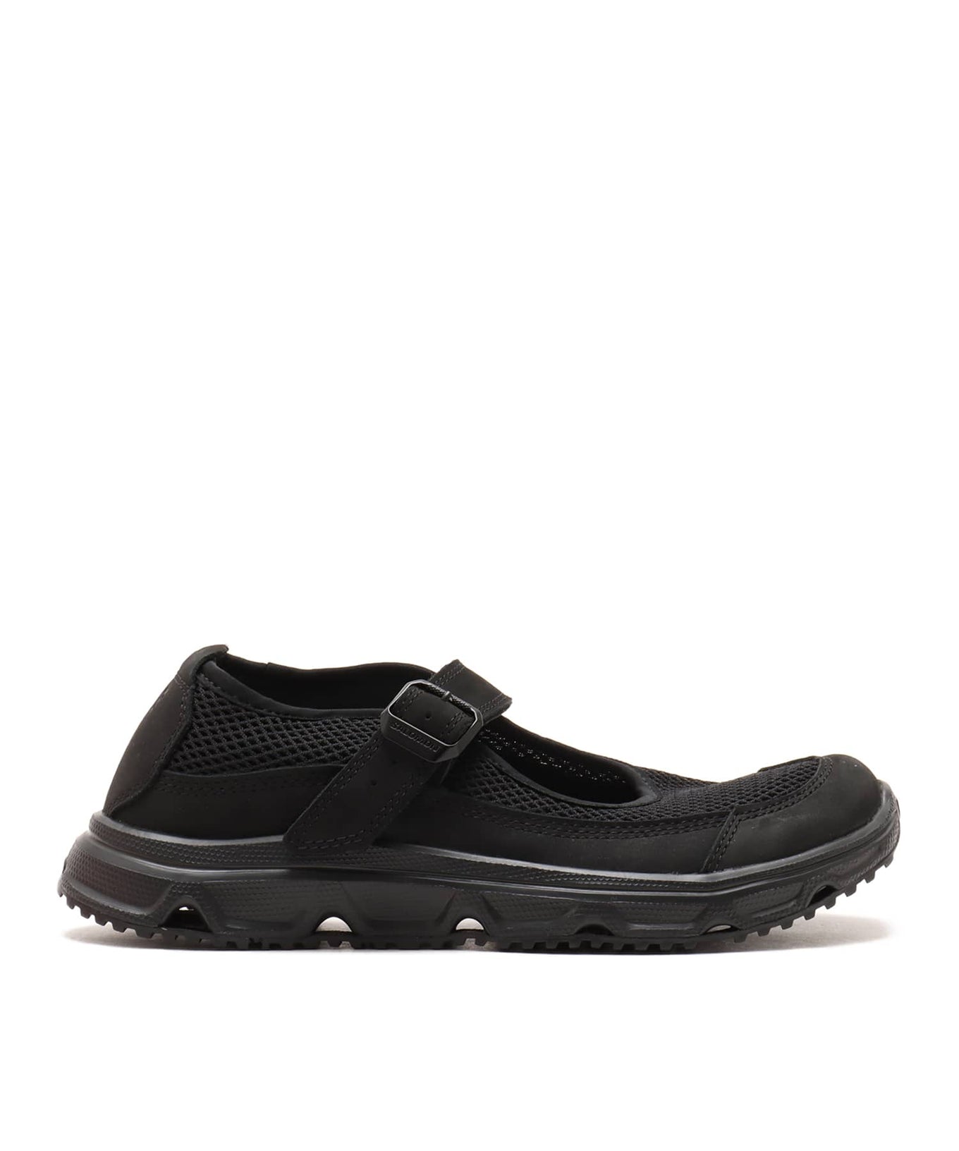 RX Marie Jeanne minimalist leather and textile shoes with rubber outsole in monochrome design
