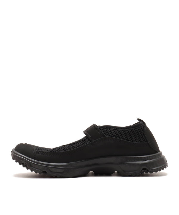 RX Marie Jeanne minimalist leather and textile shoes with rubber outsole in monochrome design