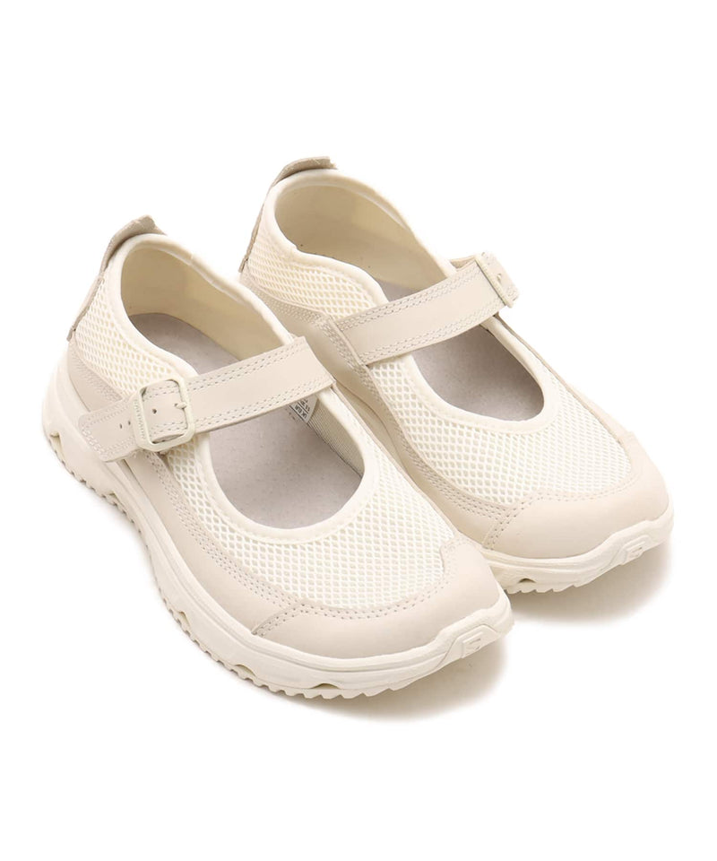 RX Marie Jeanne minimalist leather and textile shoes with rubber outsole in monochrome design