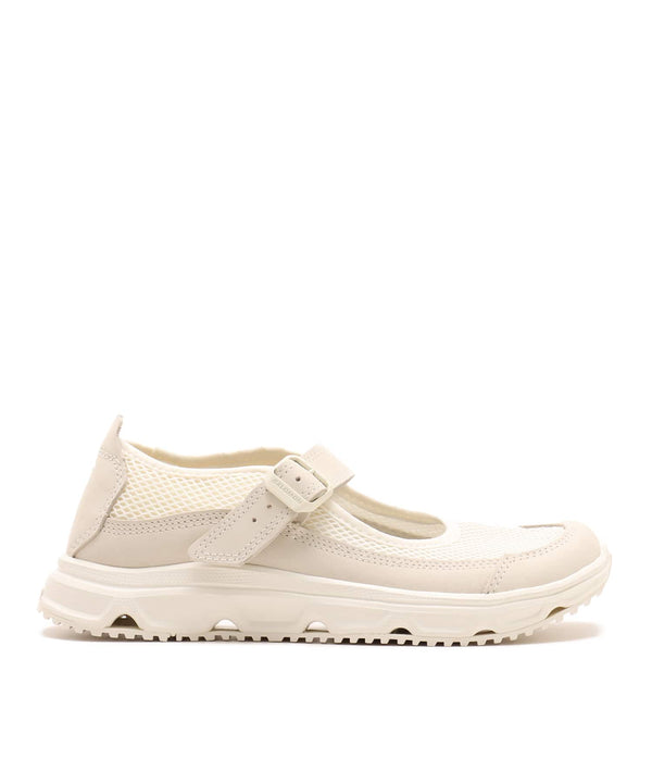 RX Marie Jeanne minimalist leather and textile shoes with rubber outsole in monochrome design