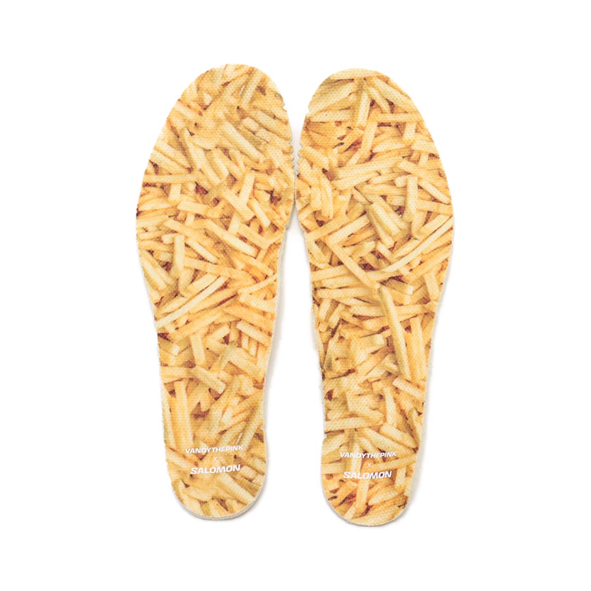 Salomon x Vandy The Pink SPEEDCROSS 3 "Hamburger" sneaker with vibrant colors and materials representing a hamburger