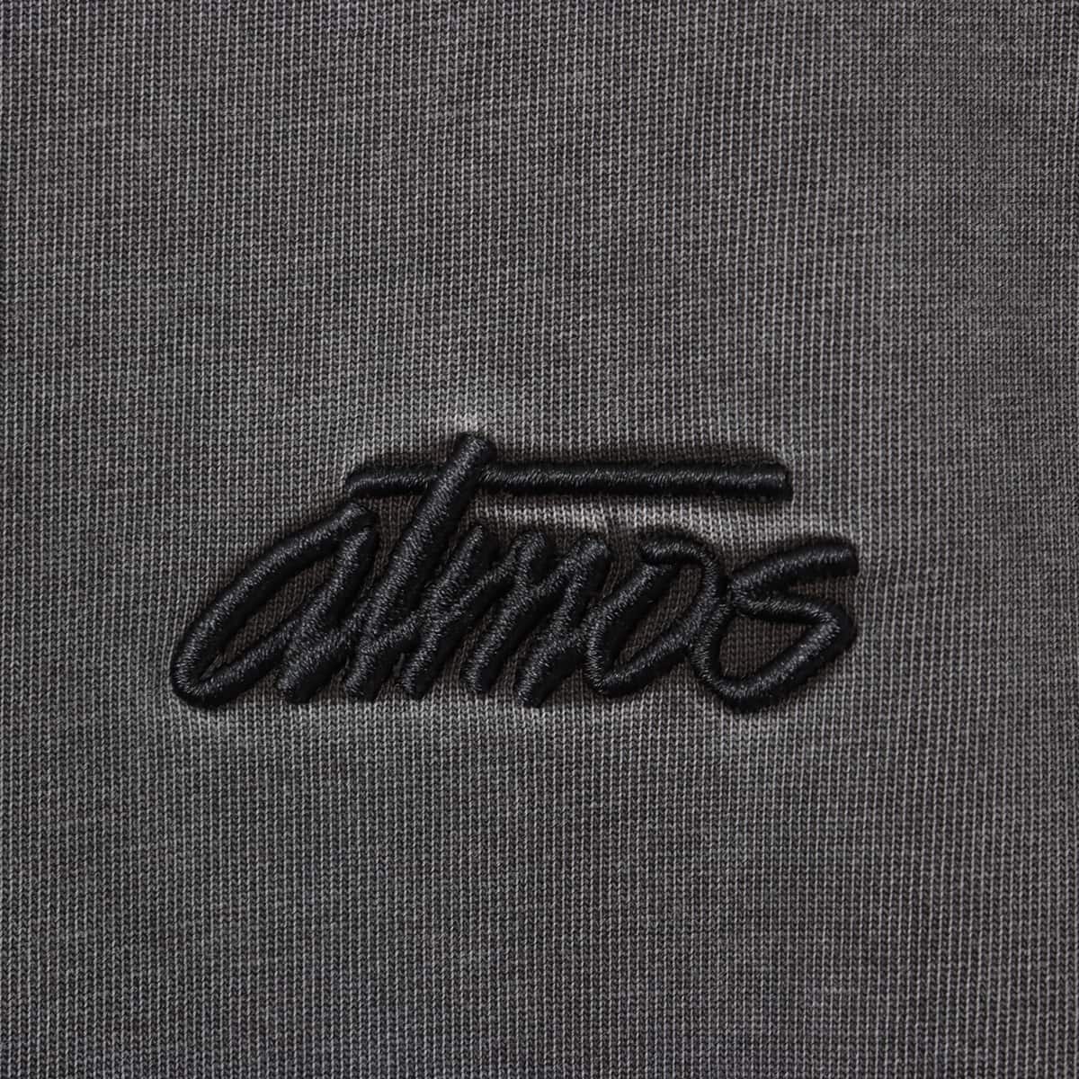 Atmos short-sleeved T-shirt made from jersey fabric with open-end yarn, pigmented for a vintage look, featuring an embroidered atmos logo on the left chest.