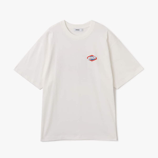 Short-sleeved T-shirt with iconic motif on the back, crafted from 100% cotton jersey fabric with open-end yarn for a textured, voluminous feel.
