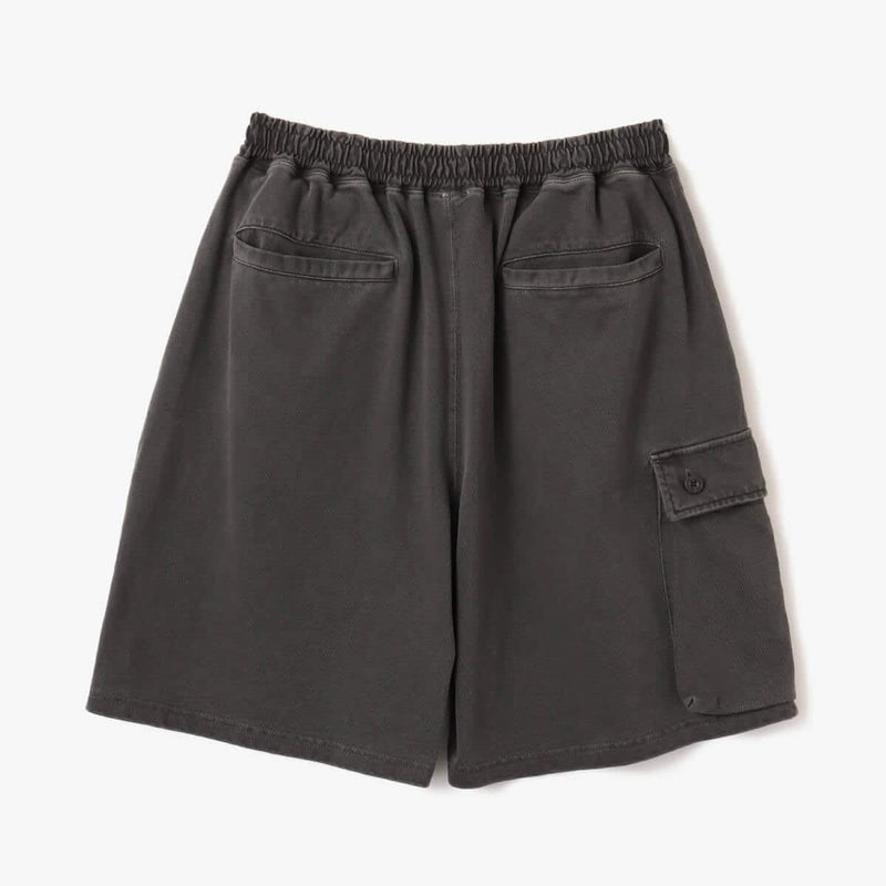 Vintage-style Pigment Dyed Cargo Shorts in Heavyweight Cotton with D-Ring Detail