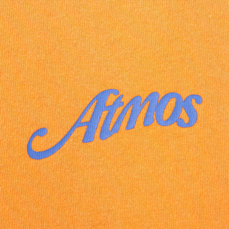 Men's short-sleeved vintage-inspired T-shirt with textured jersey material, "Atmos Athletic Authority"