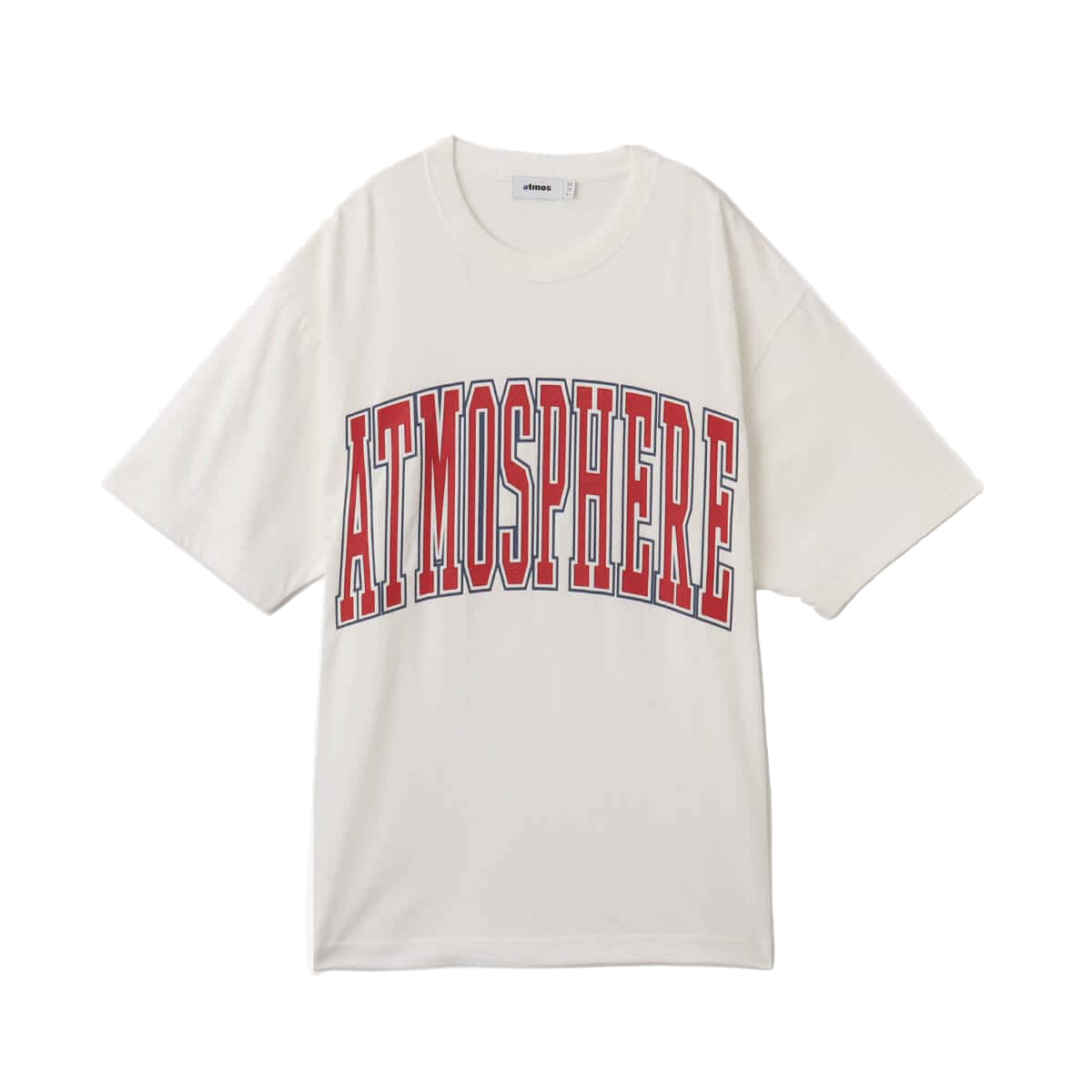 Soft Jersey Short-Sleeved T-Shirt with ATMOSPHERE College Logo, 100% Cotton