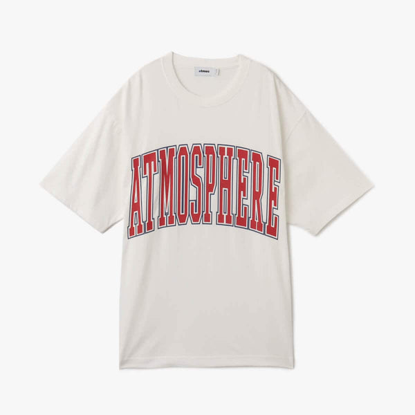 Soft Jersey Short-Sleeved T-Shirt with ATMOSPHERE College Logo, 100% Cotton