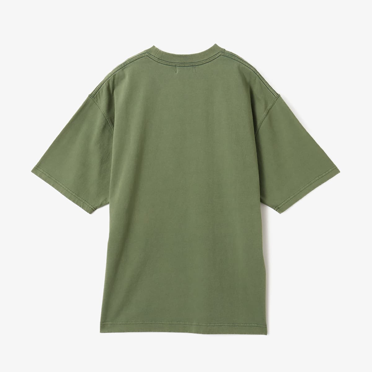 Short-sleeve T-shirt with front spray-style rubber graphic print in 100% cotton.