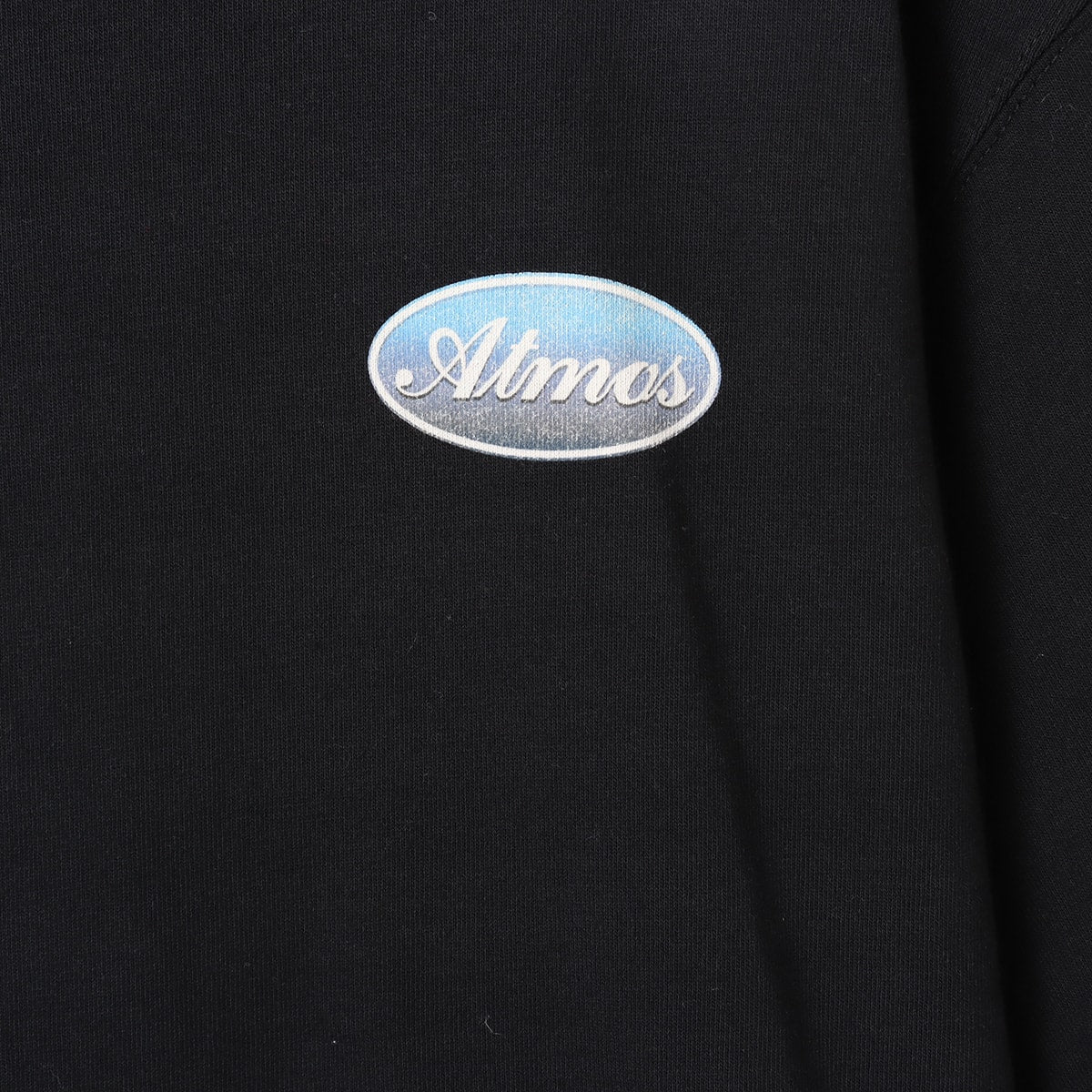 Short-sleeve cotton T-shirt with faded front and back motif and vintage-style one-wash finish.