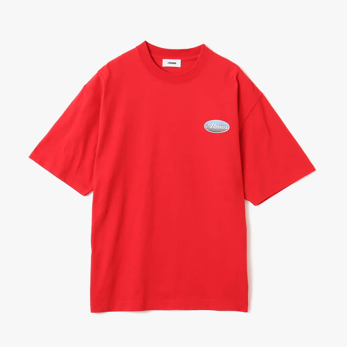 Short-sleeve cotton T-shirt with faded front and back motif and vintage-style one-wash finish.