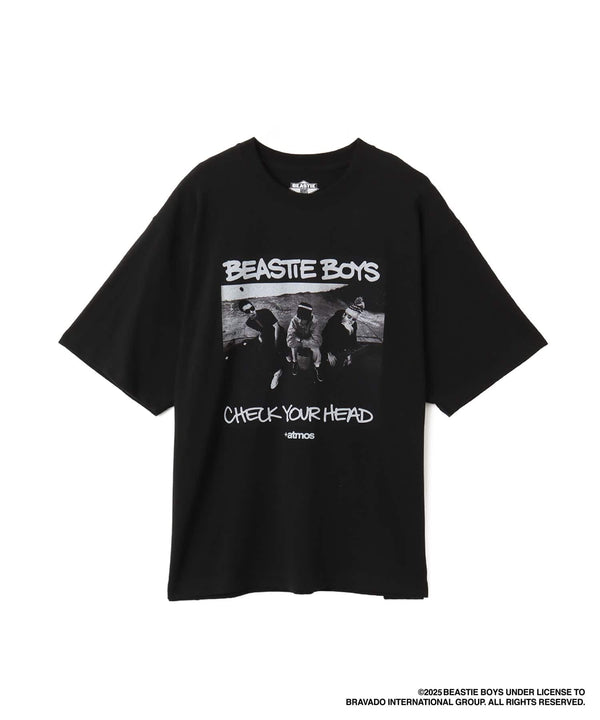 atmos x Beastie Boys 25th Anniversary "Check Your Head" T-shirt with bold front album artwork and Brooklyn Dust Music design on the back.