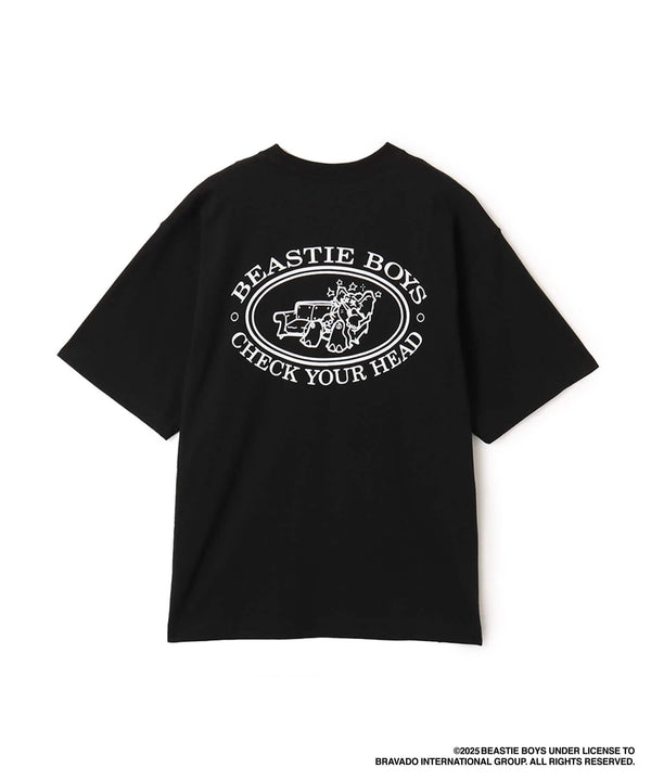 atmos x Beastie Boys 25th Anniversary "Check Your Head" T-shirt with bold front album artwork and Brooklyn Dust Music design on the back.
