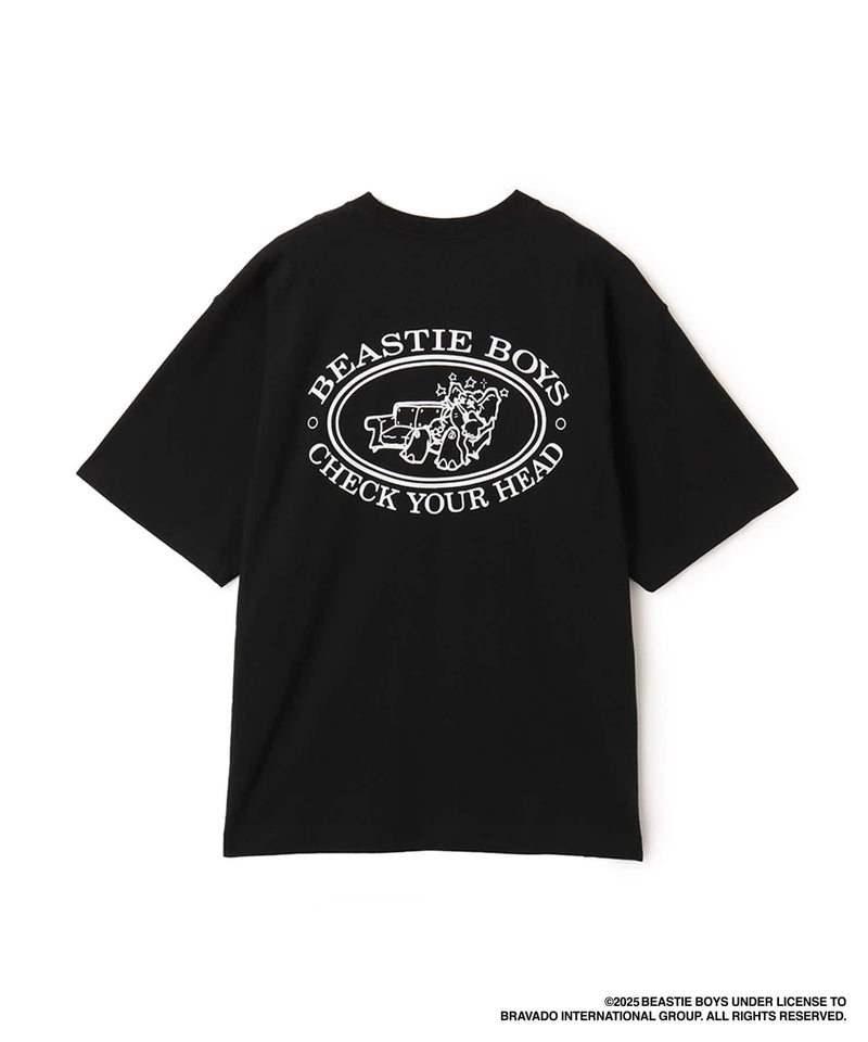 atmos x Beastie Boys 25th Anniversary "Check Your Head" T-shirt with bold front album artwork and Brooklyn Dust Music design on the back.