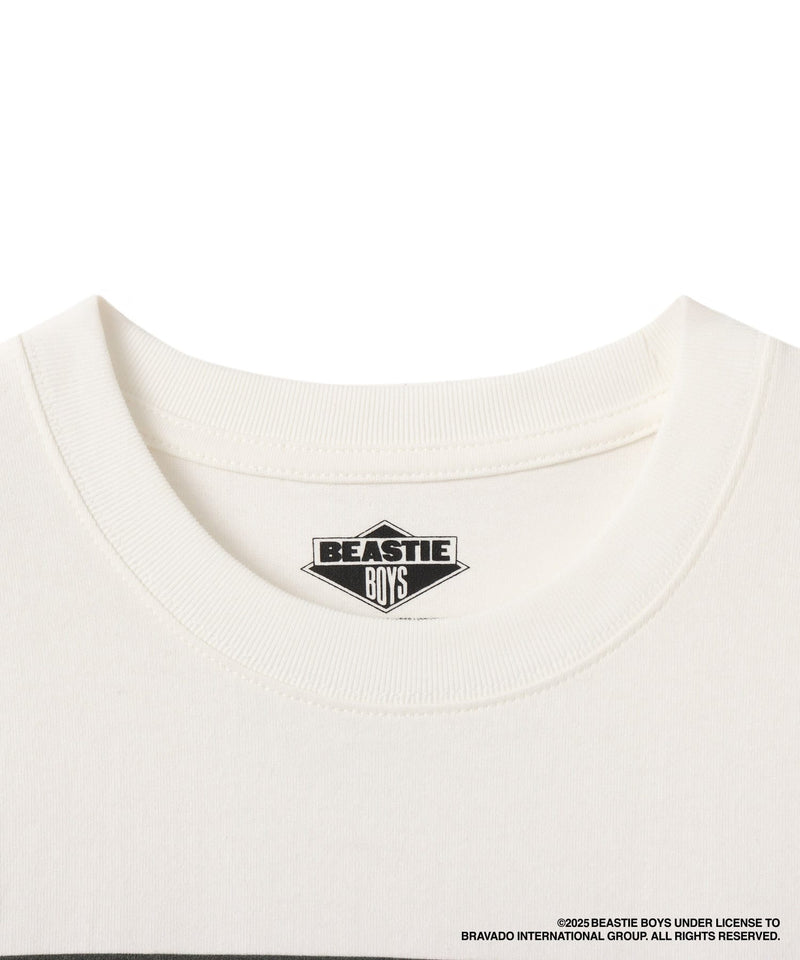 atmos x Beastie Boys 25th Anniversary "Check Your Head" T-shirt with bold front album artwork and Brooklyn Dust Music design on the back.