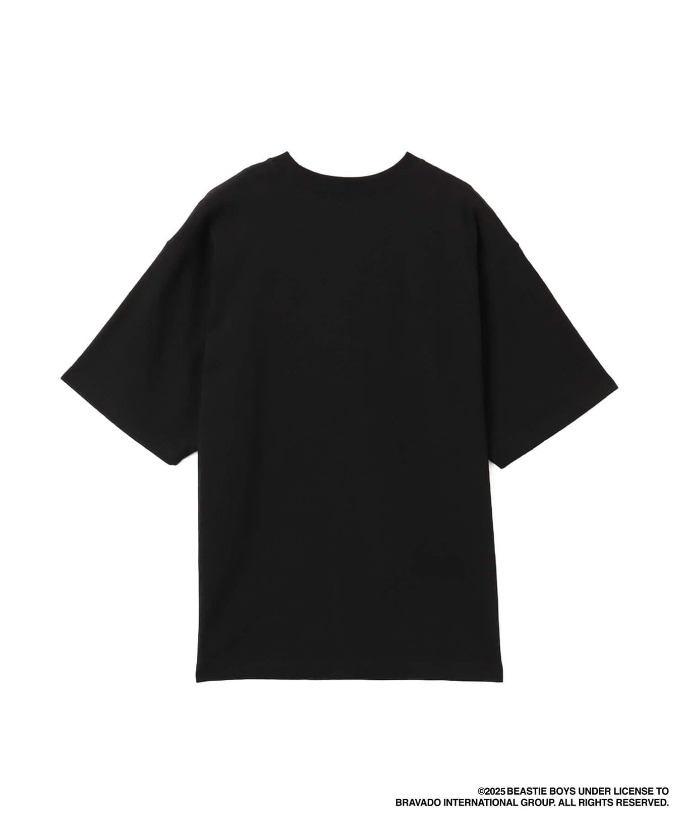 atmos x Beastie Boys T-shirt with early hardcore punk flyer graphic and colored body design.