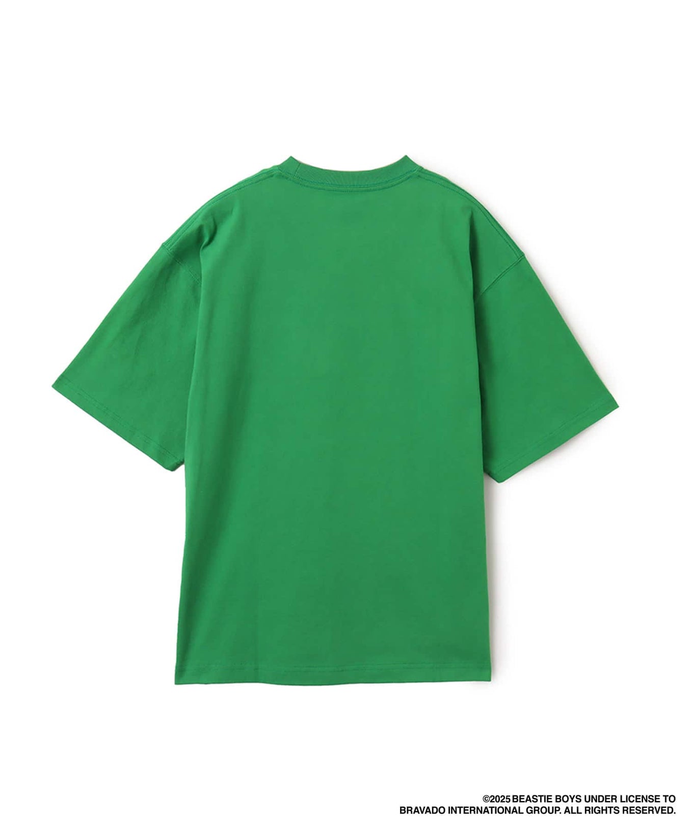 atmos x Beastie Boys T-shirt with early hardcore punk flyer graphic and colored body design.