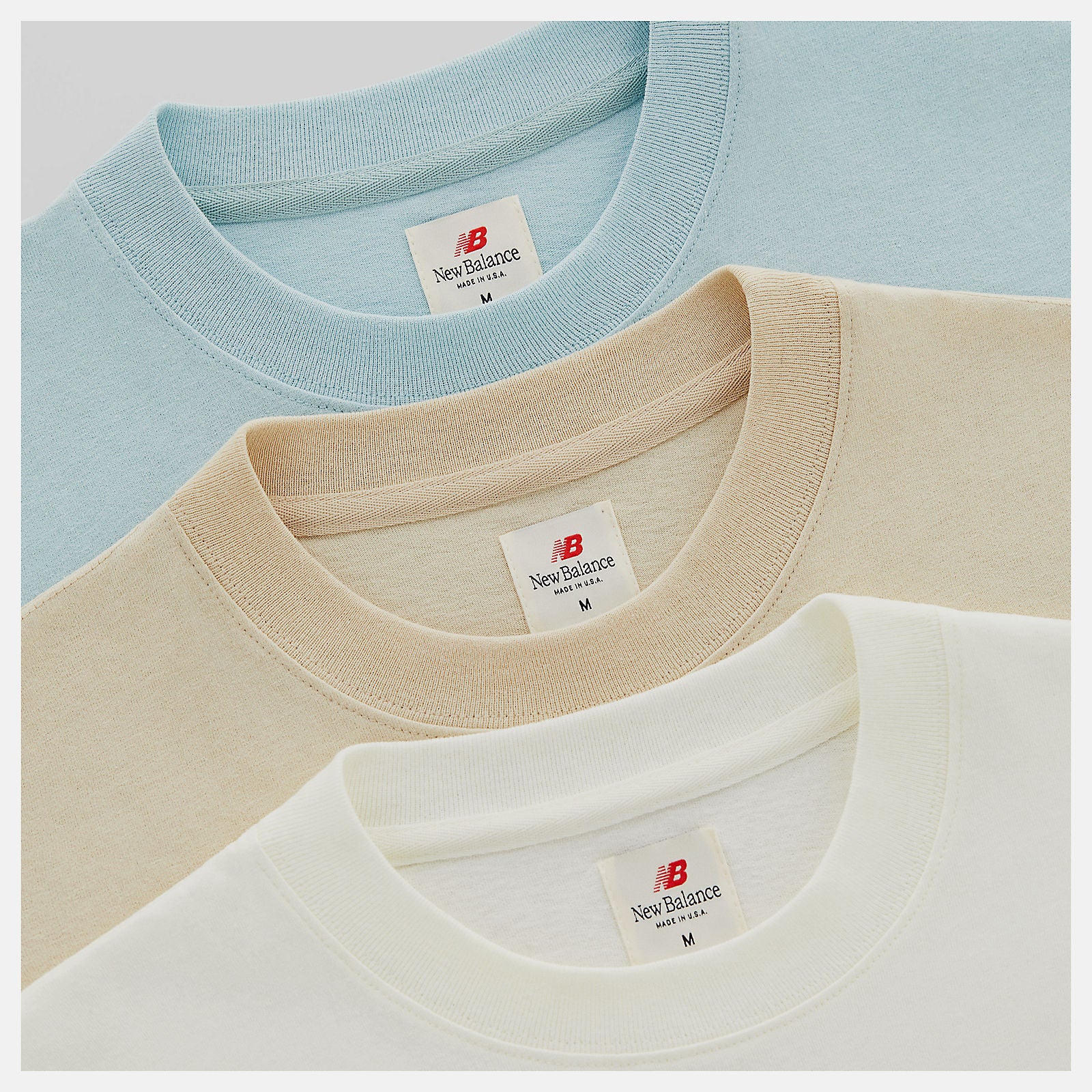 最新New Balance Tシャツ！MADE in USA Core T-Shirt Oatmeal New Balance Made in USA Core T-Shirt (Beige) MT21543OTH