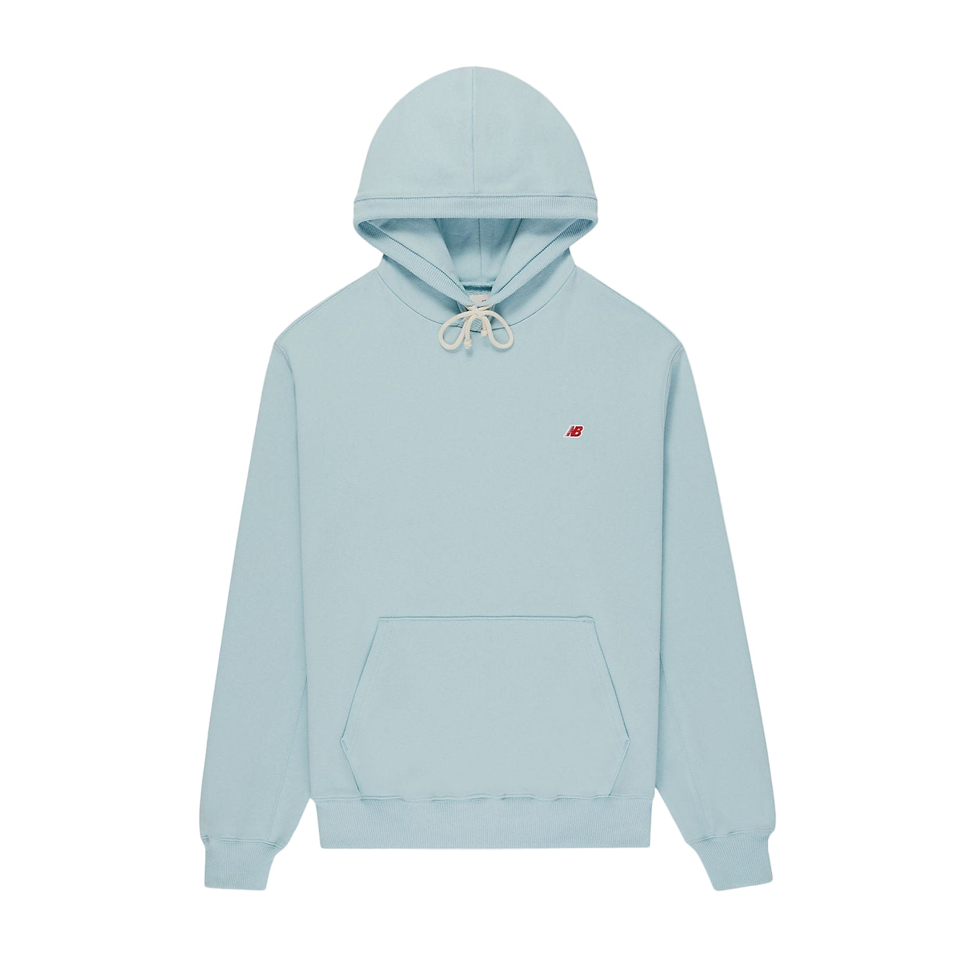 Made in USA Core Hoodie, showcasing premium craftsmanship with domestically sourced fabrics and embroidered patch logo, perfect for timeless everyday wear.