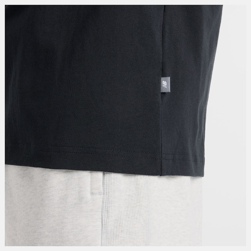 Debut x New Balance artist t-shirt with Greek architecture and basketball-inspired line drawings by Jorge Espinoza