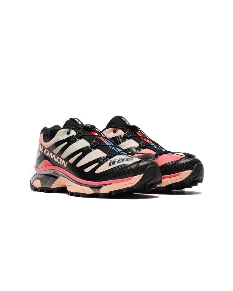 SALOMON XT-4 OG Aurora Borealis trail shoe with printed mesh upper, SensiFit™ synthetic/textile upper, Molded OrthoLite® sockliner, Quicklace™ lacing system, and Mud Contagrip® rubber outsole


