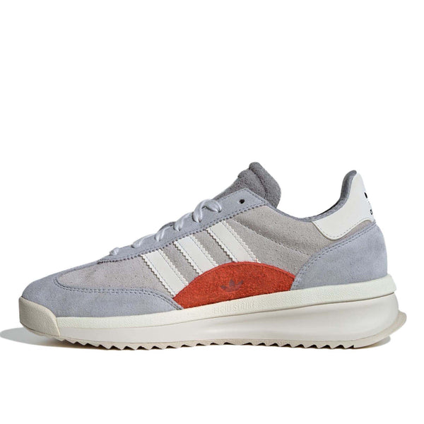 adidas SL 72 trainers with gum and solid rubber outsole, durable mudguard, and TPU heel clip.