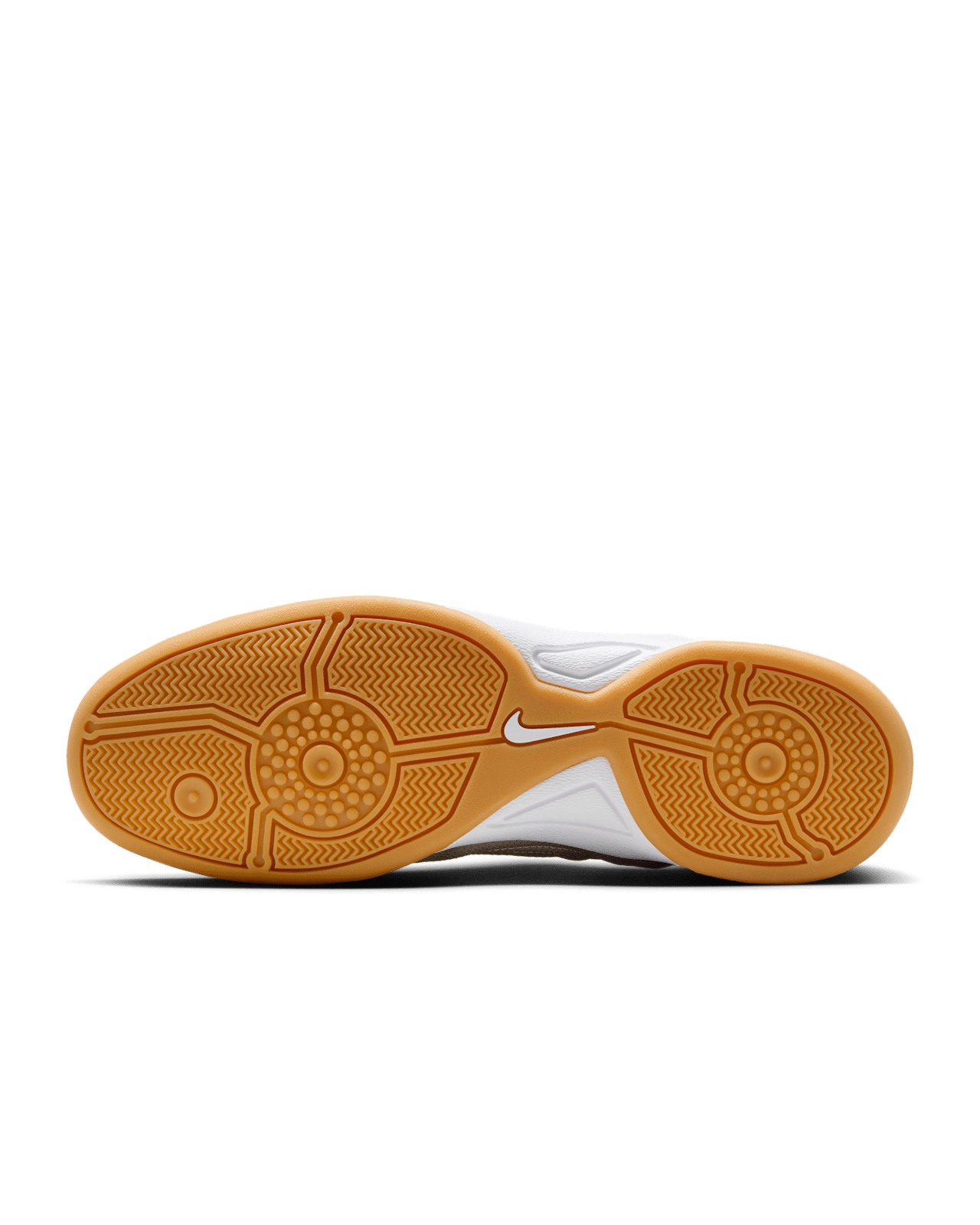 Modern Nike Total 90 with white jacquard upper, black accents, gum sole, and iconic asymmetrical lacing