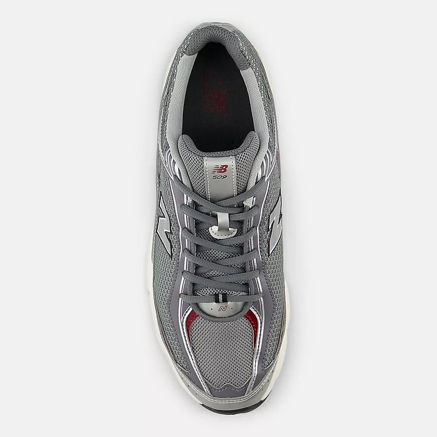 New Balance 509 sneaker, an Asia-exclusive design inspired by 2000s running shoes, combining retro aesthetics with modern fashion.