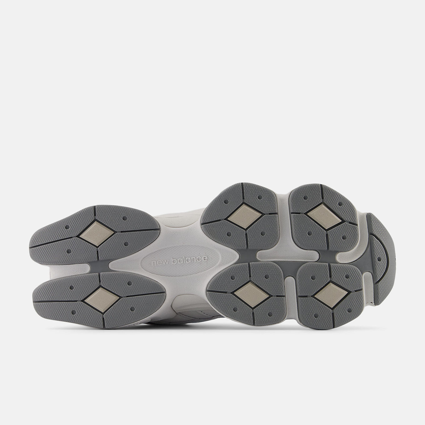 New Balance 9060 showcasing futuristic design with expanded sway bars and sculpted pod midsole.