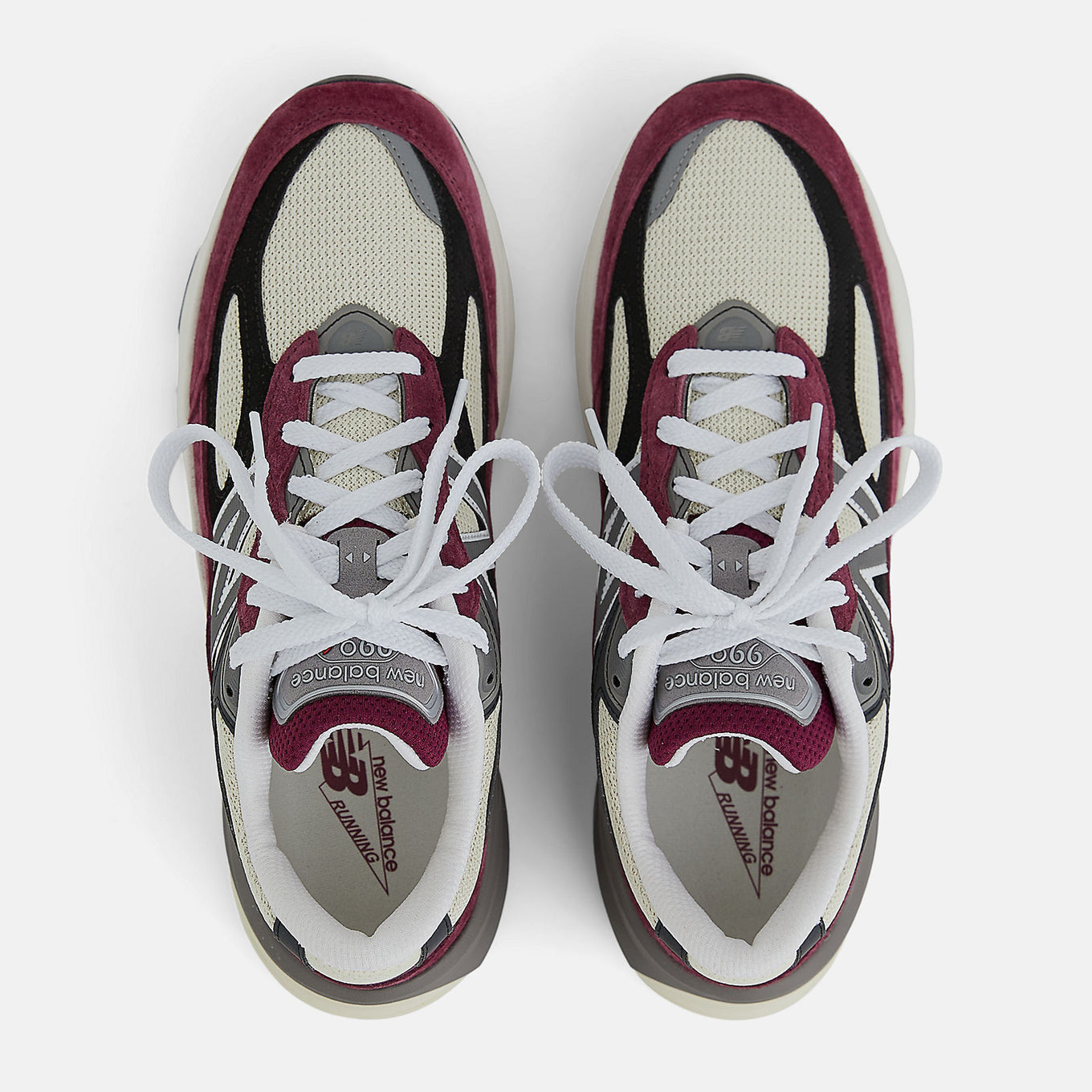 New Balance Made in USA 990v6 sneaker with a streamlined suede and mesh upper, FuelCell cushioning, and a modern grey colorway.