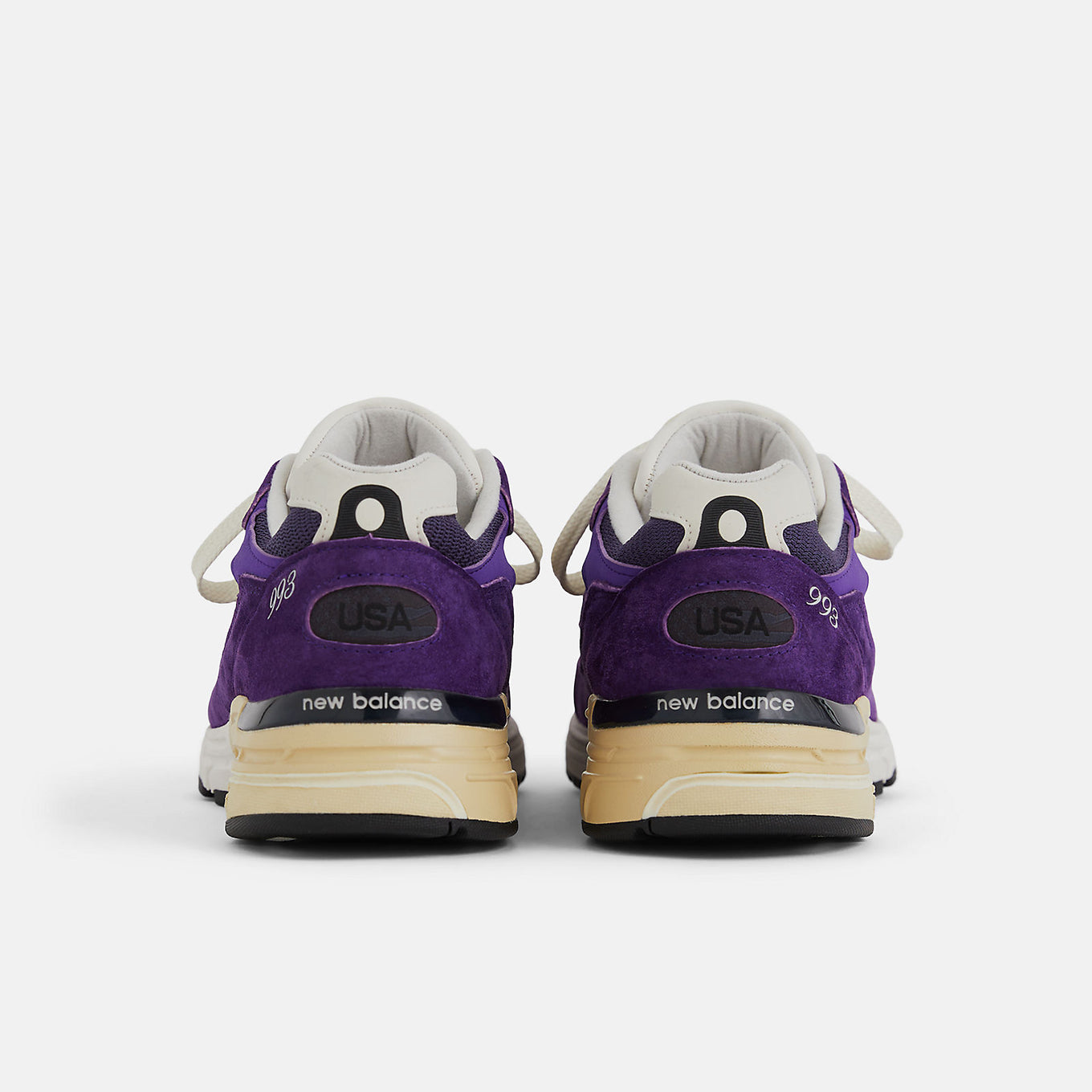 New Balance 993 in Vivid Interstellar Purple, showcasing iconic design and technical sophistication, part of the MADE in USA Seasonal Collection.