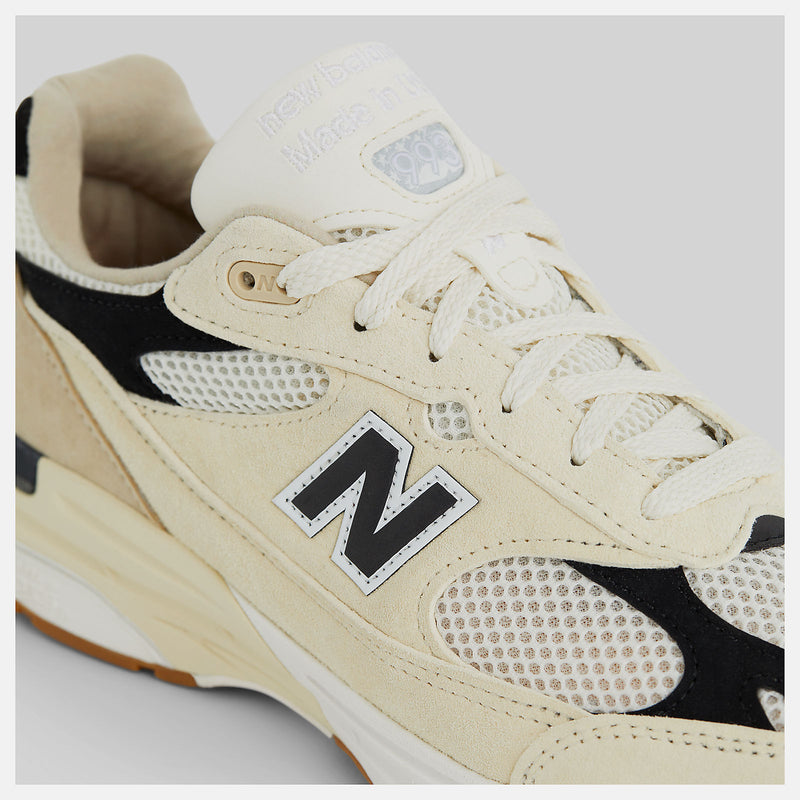 998 Made in USA Seasonal Collection with ABZORB Midsole, Mesh Upper, Premium Nubuck, Tonal White and Black Accents