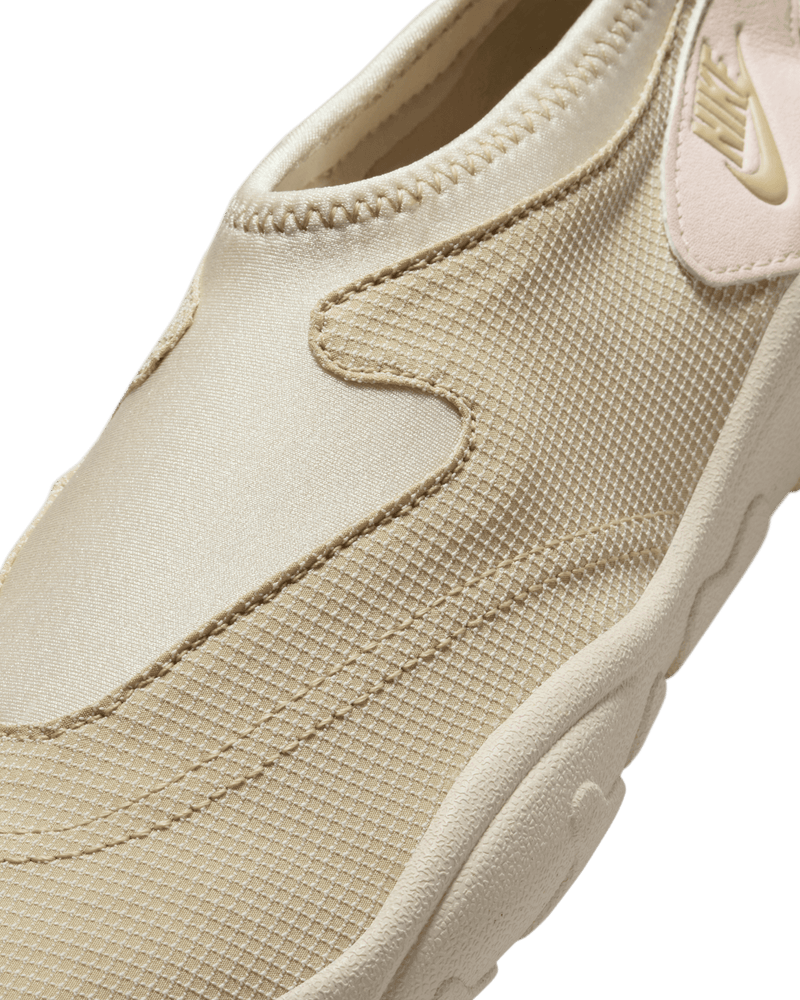 Aqua Turf sneakers in Desert Khaki and Light Orewood Brown with stretchy textile upper and full-length rubber outsole, designed for water-friendly traction.