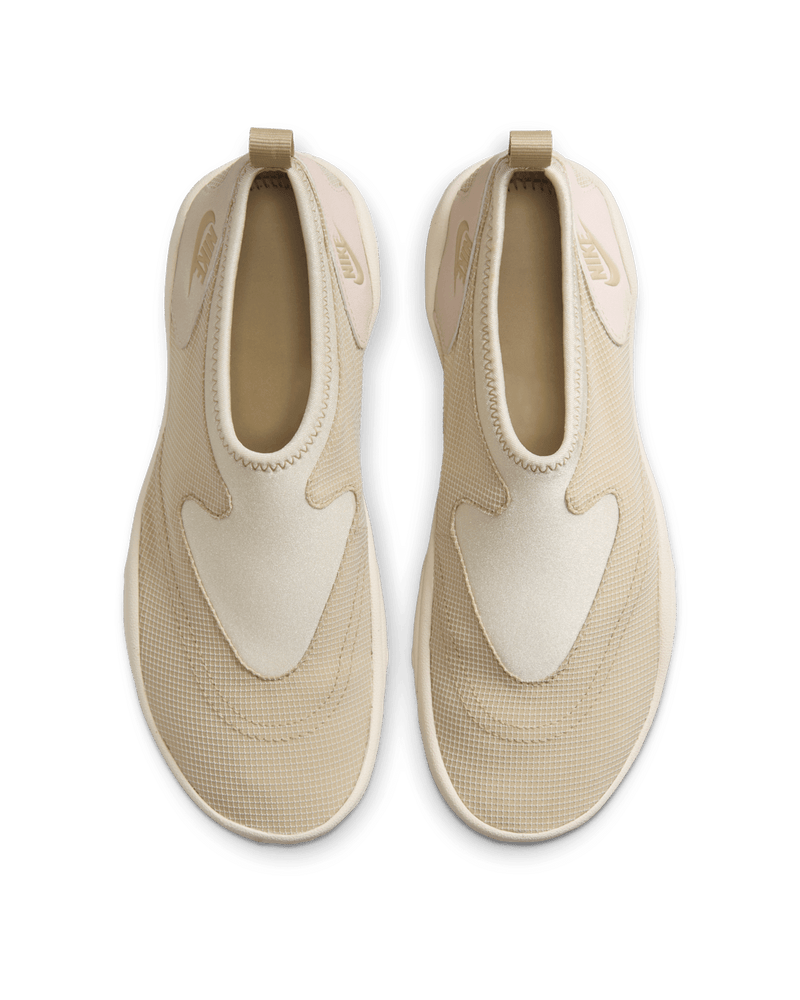 Aqua Turf sneakers in Desert Khaki and Light Orewood Brown with stretchy textile upper and full-length rubber outsole, designed for water-friendly traction.