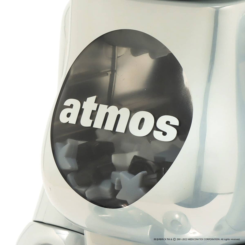 Collaboration between atmos and Bearbricks, featuring limited edition collectible figures