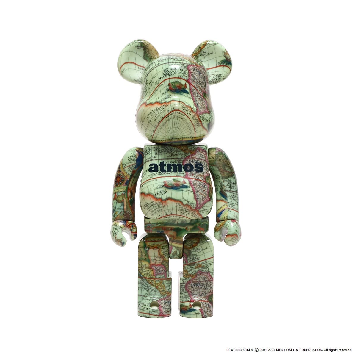 【セール中】BE@RBRICK atmos AGED MAP 1000% atmos x Bearbricks Collaboration: Limited Edition Collectible