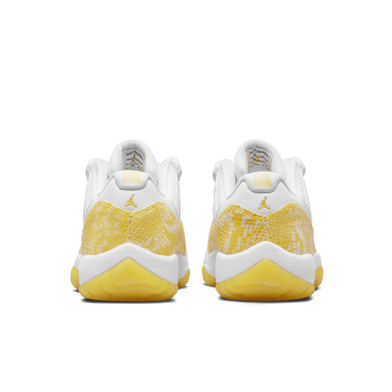 Nike WMNS Air Jordan 11 Retro Low shoe in WHITE/TOUR YELLOW-WHITE