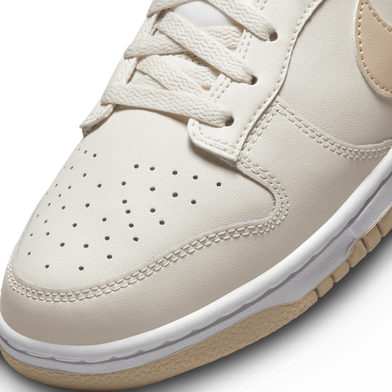 Nike Dunk Low Retro shoe in PHANTOM/SANDDRIFT-WHITE