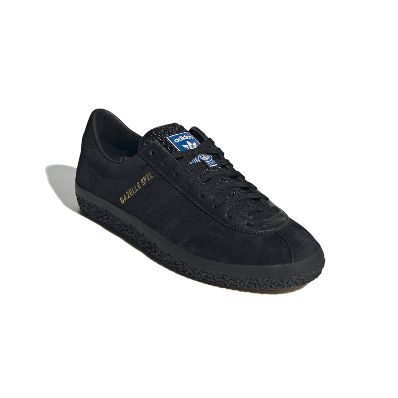 These Gazelle shoes harken back to 1971, when adidas first introduced their iconic silhouette to the streets. Originally designed as a lightweight training shoe for speed, the Gazelle has evolved into a casual icon. The smooth leather upper offers retro comfort, while the rubber outsole ensures a steady stride on any terrain. Embrace sporty style and step out with confidence in the timeless design that began it all.