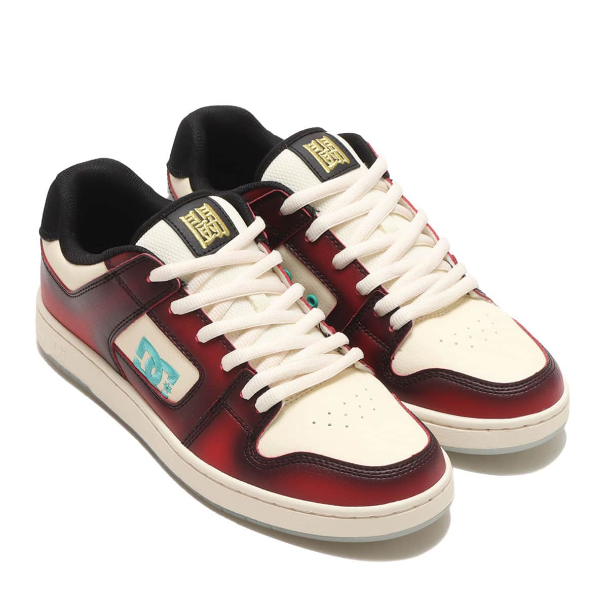 Triple collaboration between MANTECA, Kinnikuman, and atmos: Sneakers featuring iconic characters and a soft vinyl set in various colors