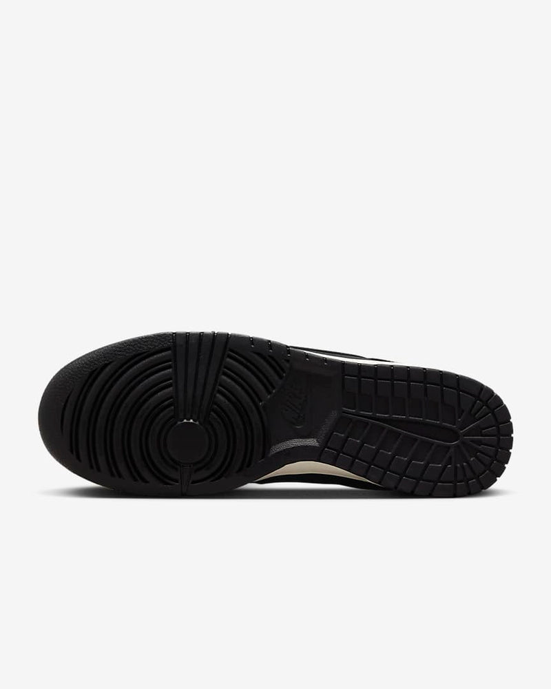 Nike Dunk Low Retro PRM shoe in BLACK/BLACK-SAIL