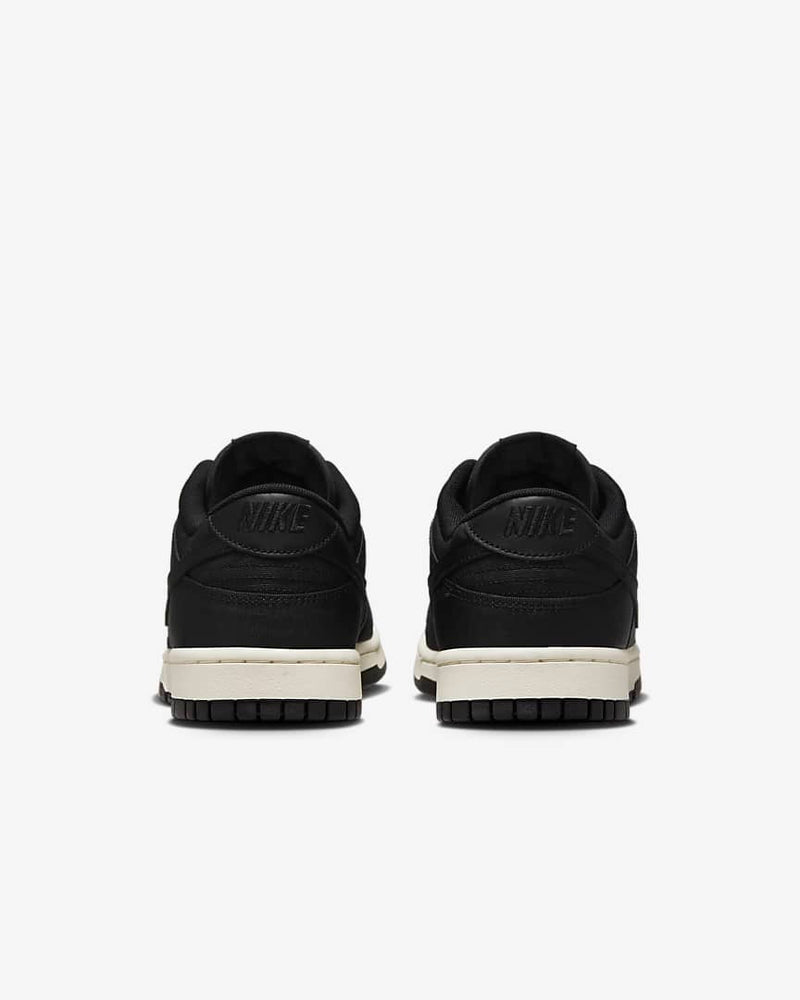 Nike Dunk Low Retro PRM shoe in BLACK/BLACK-SAIL