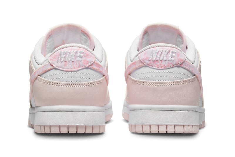 Nike Women's Dunk Low shoe in WHITE/PEARL PINK-MED SOFT PINK