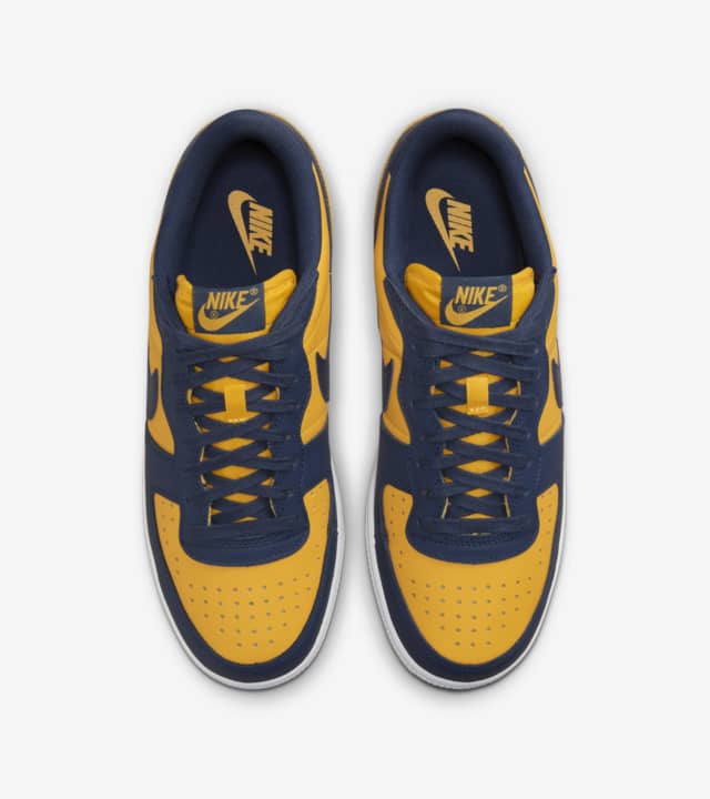 Nike Terminator Low OG shoe in UNIVERSITY GOLD/NAVY-WHITE